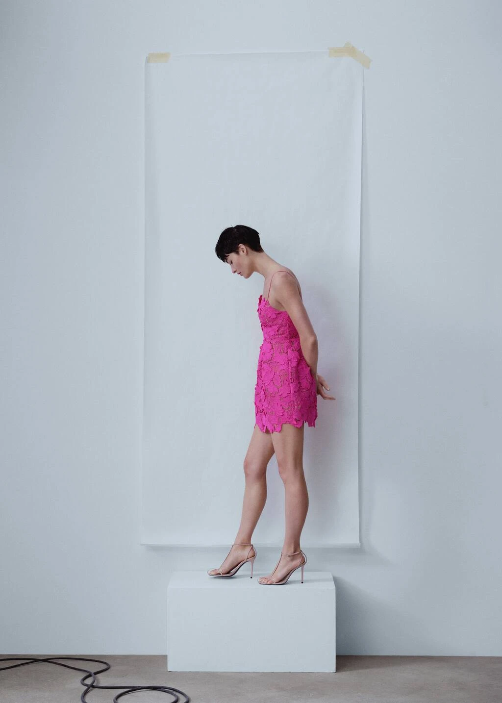 Robe Guipure Bretelles 4 Robe Guipure Bretelles – Image 4