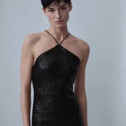 Robe Sequins Maxifleur