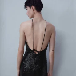 Robe Sequins Maxifleur -Promos Chaudine Magasin 47066713 99 D6