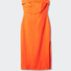 Robe Bustier Lin -Promos Chaudine Magasin 57000227 20 B