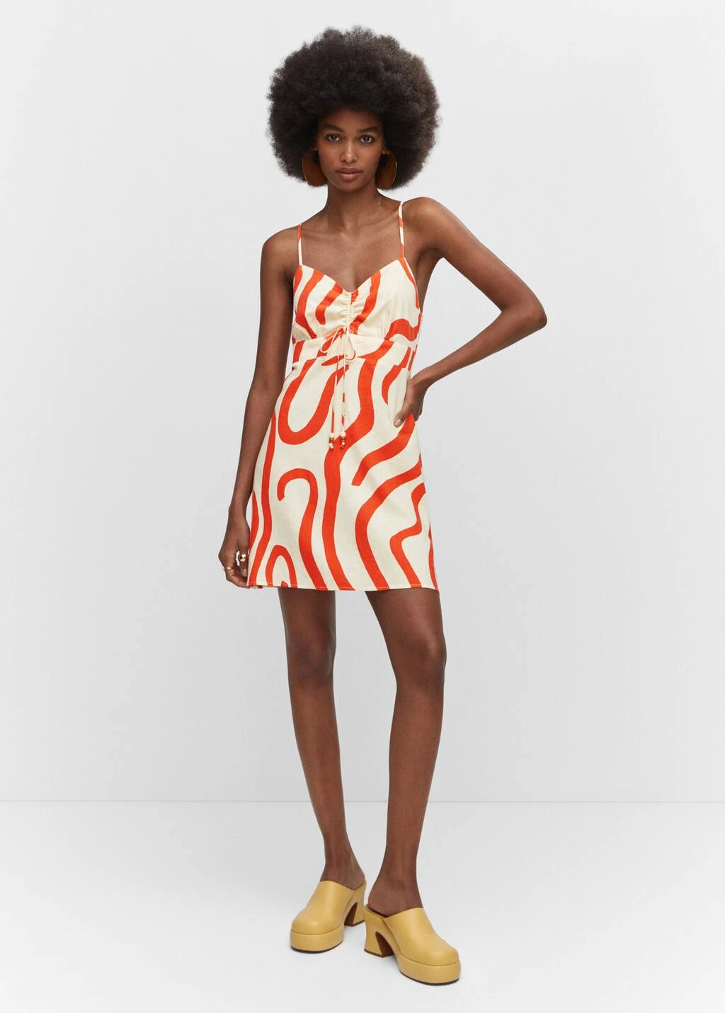 Robe Lin Imprimé 2 Robe Lin Imprimé – Image 2