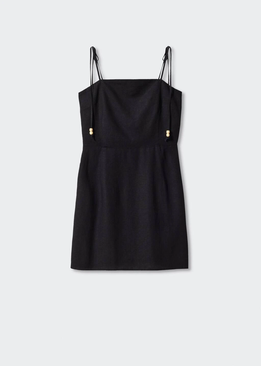 Robe Lin Détails Perles 8 Robe Lin Détails Perles – Image 8