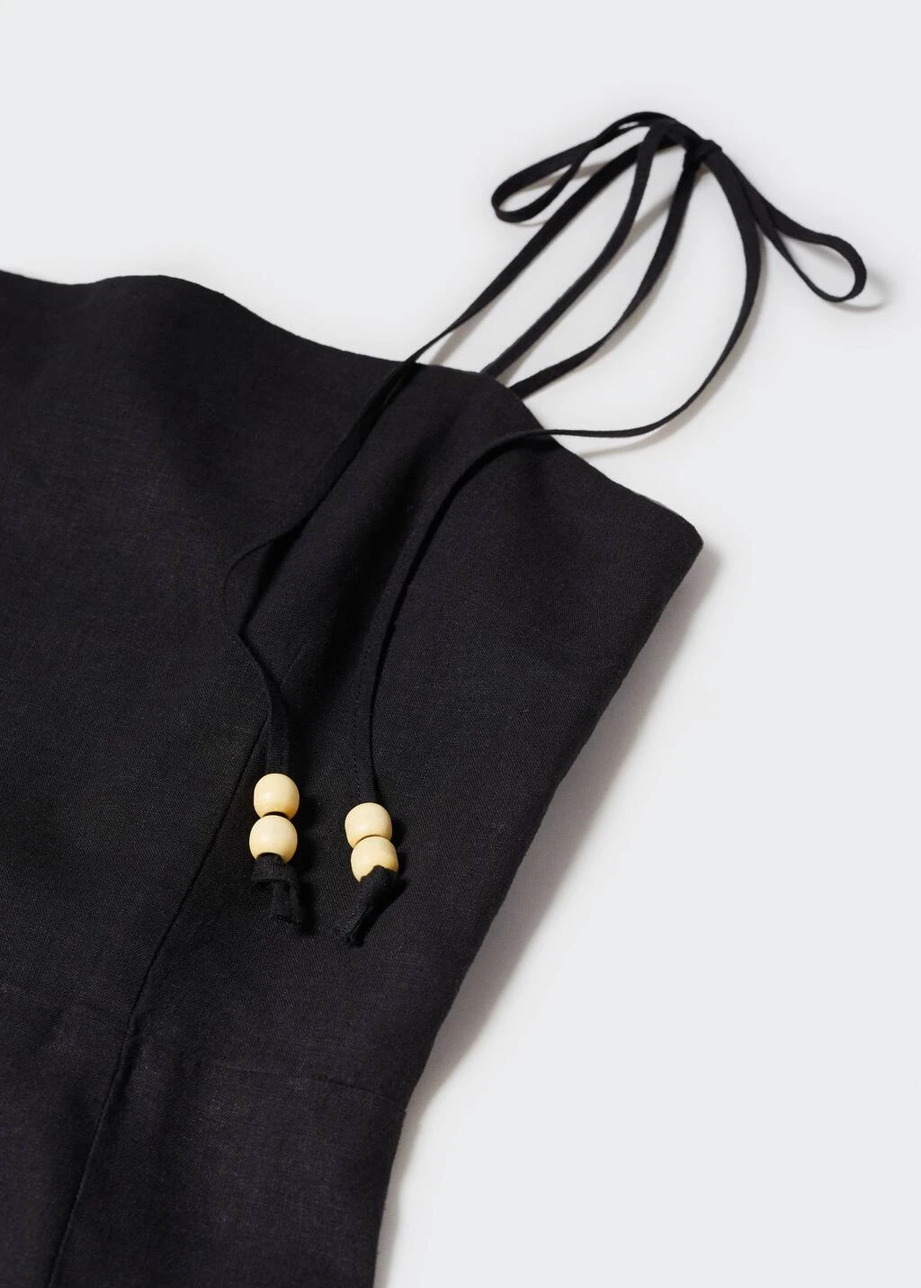 Robe Lin Détails Perles 7 Robe Lin Détails Perles – Image 7