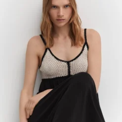 Robe Empiècement Crochet -Promos Chaudine Magasin 57000272 99 D2