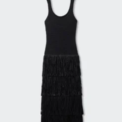 Robe Maille à Franges -Promos Chaudine Magasin 57000405 99 B