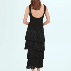 Robe Maille à Franges -Promos Chaudine Magasin 57000405 99 R