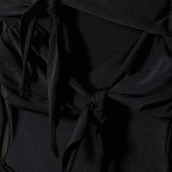 Robe Drapée Détail Nœuds 10 Robe Drapée Détail Nœuds -Promos Chaudine Magasin 57000426 99 D8