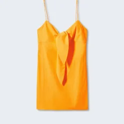 Robe Bretelles Encolure Nouée -Promos Chaudine Magasin 57000431 15 B