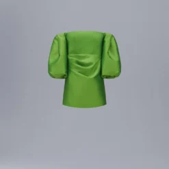 Robe Satin Manches Bouffantes -Promos Chaudine Magasin 57001099 40 B