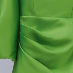 Robe Satin Manches Bouffantes -Promos Chaudine Magasin 57001099 40 D8