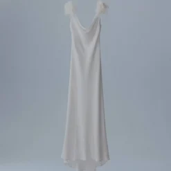 Robe Style Lingerie Détail Plumes -Promos Chaudine Magasin 57001110 01 B