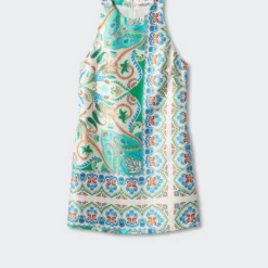 Robe Satinée Paisley 15 Robe Satinée Paisley -Promos Chaudine Magasin 57001132 02 B