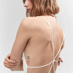 Robe Texture Dos Croisé 9 Robe Texture Dos Croisé -Promos Chaudine Magasin 57001142 02 D1