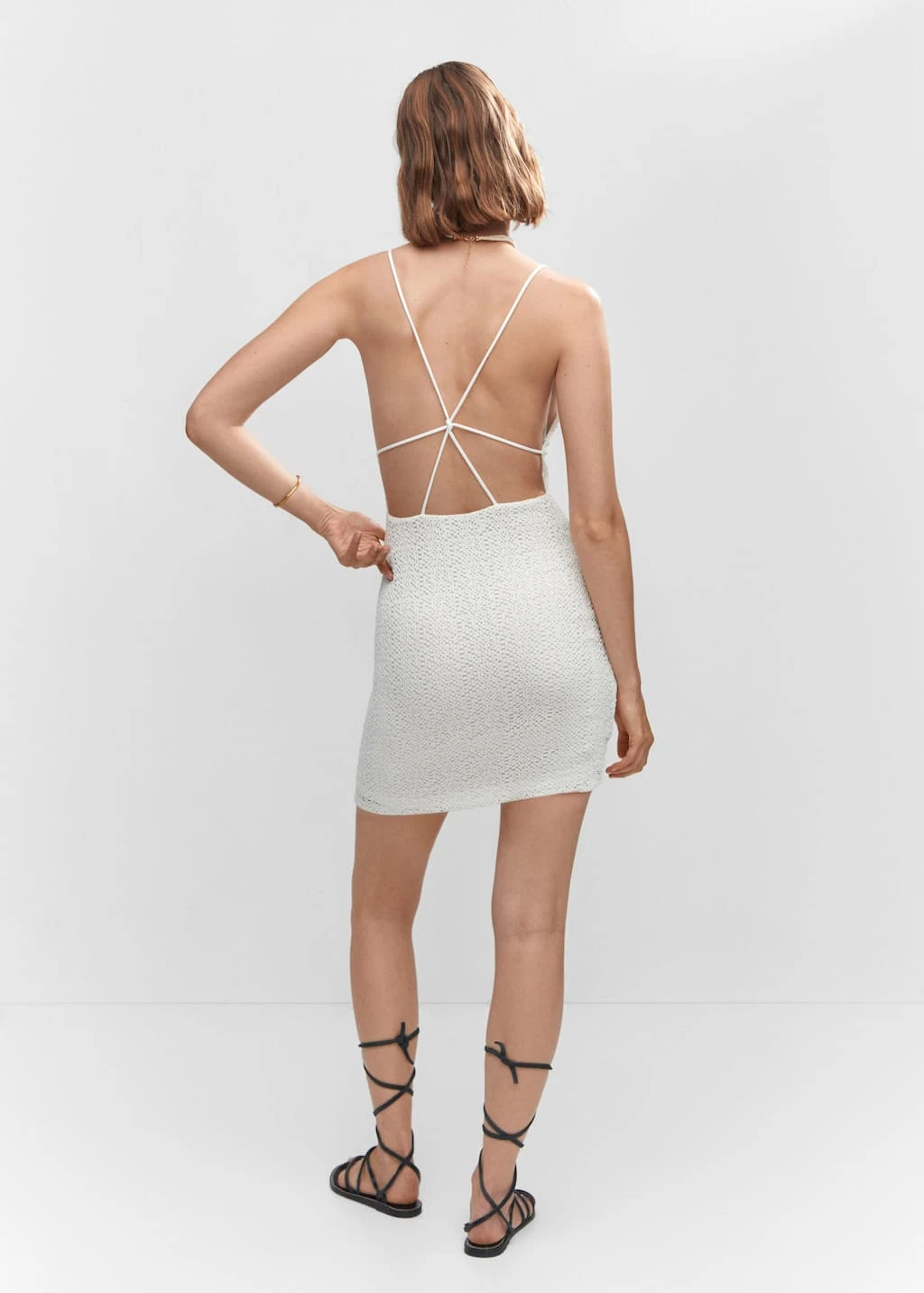 Robe Texture Dos Croisé 2 Robe Texture Dos Croisé – Image 2