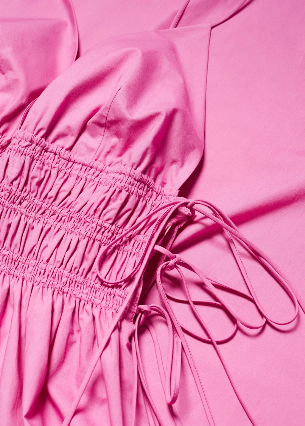 Robe Coton Nœuds Sur Les Côtés 8 Robe Coton Nœuds Sur Les Côtés – Image 8