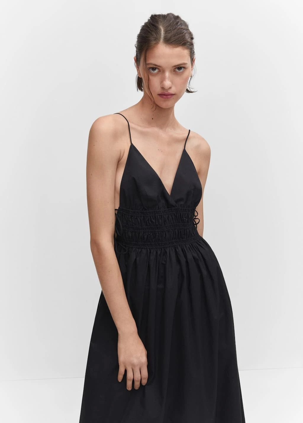 Robe Coton Nœuds Sur Les Côtés 10 Robe Coton Nœuds Sur Les Côtés – Image 10