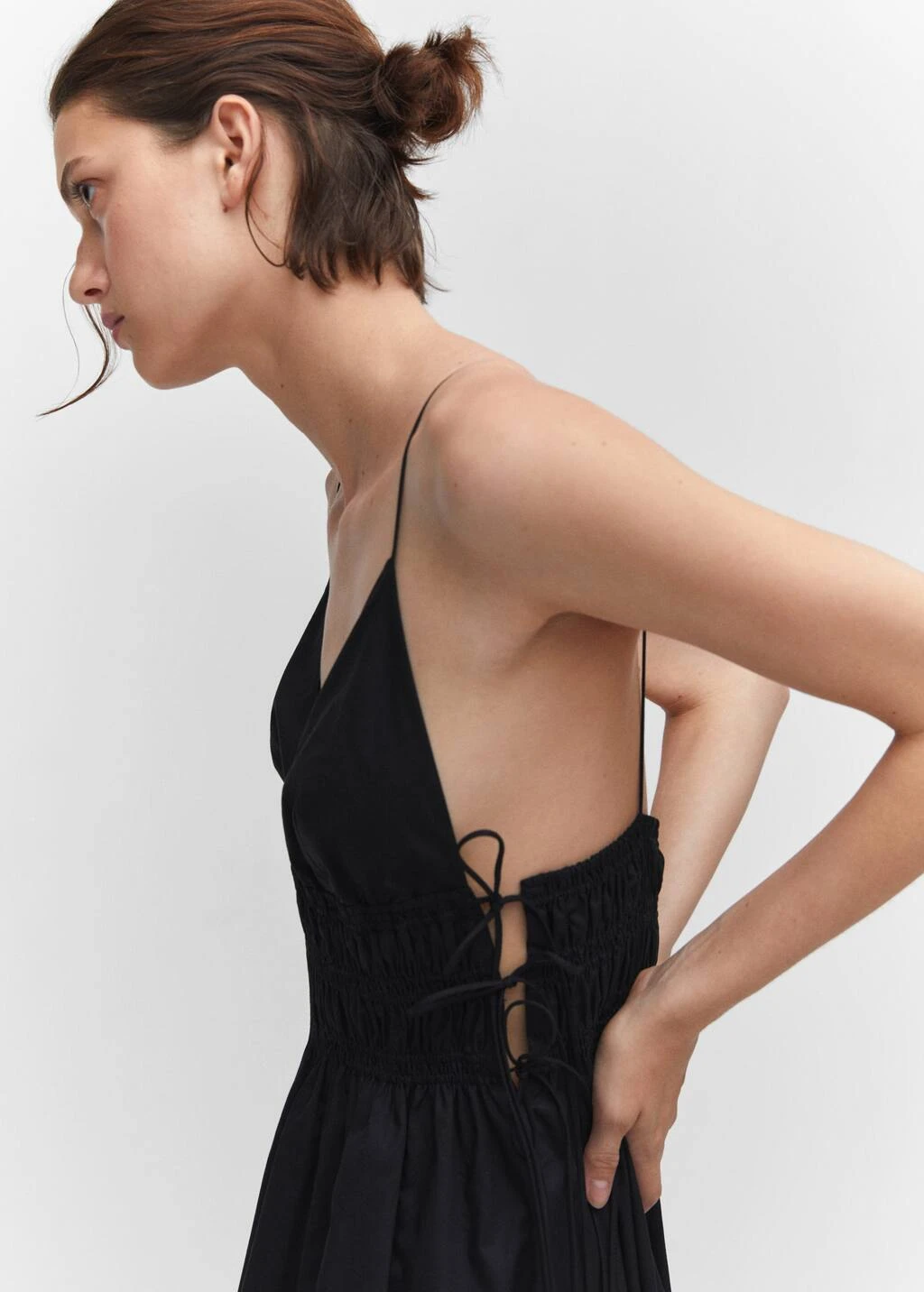 Robe Coton Nœuds Sur Les Côtés 13 Robe Coton Nœuds Sur Les Côtés – Image 13