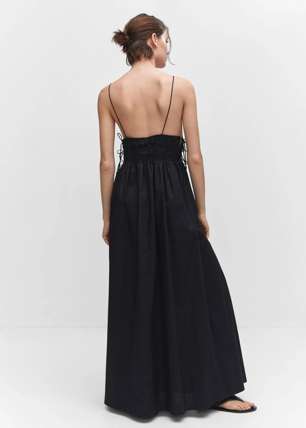 Robe Coton Nœuds Sur Les Côtés 12 Robe Coton Nœuds Sur Les Côtés – Image 12