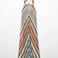 Robe Satinée Col V -Promos Chaudine Magasin 57002894 46 B