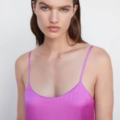 Robe Longue Satinée -Promos Chaudine Magasin 57002895 88 D1