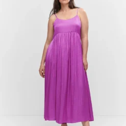 Robe Longue Satinée -Promos Chaudine Magasin 57002895 88 D3