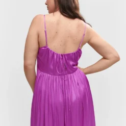 Robe Longue Satinée -Promos Chaudine Magasin 57002895 88 D4