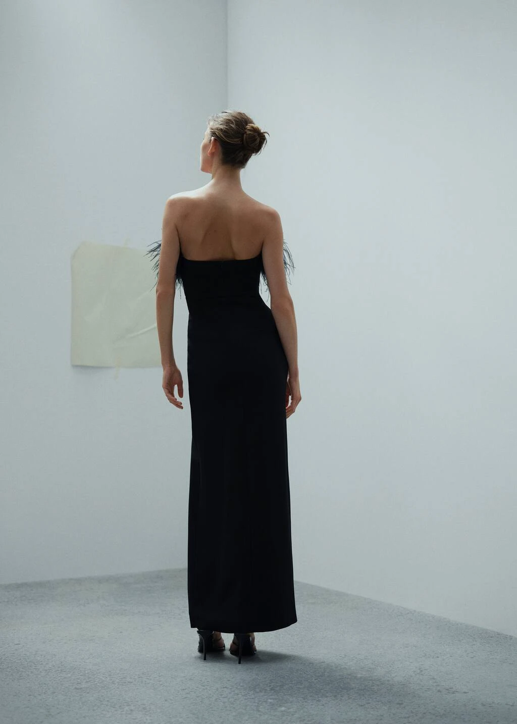 Robe Bustier Détail Plumes 6 Robe Bustier Détail Plumes – Image 6