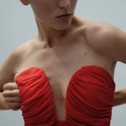 Robe Bustier Encolure Cœur 14 Robe Bustier Encolure Cœur -Promos Chaudine Magasin 57005158 70 D6