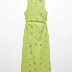 Robe Brodée Ouvertures Latérales 25 Robe Brodée Ouvertures Latérales -Promos Chaudine Magasin 57005795 40 B