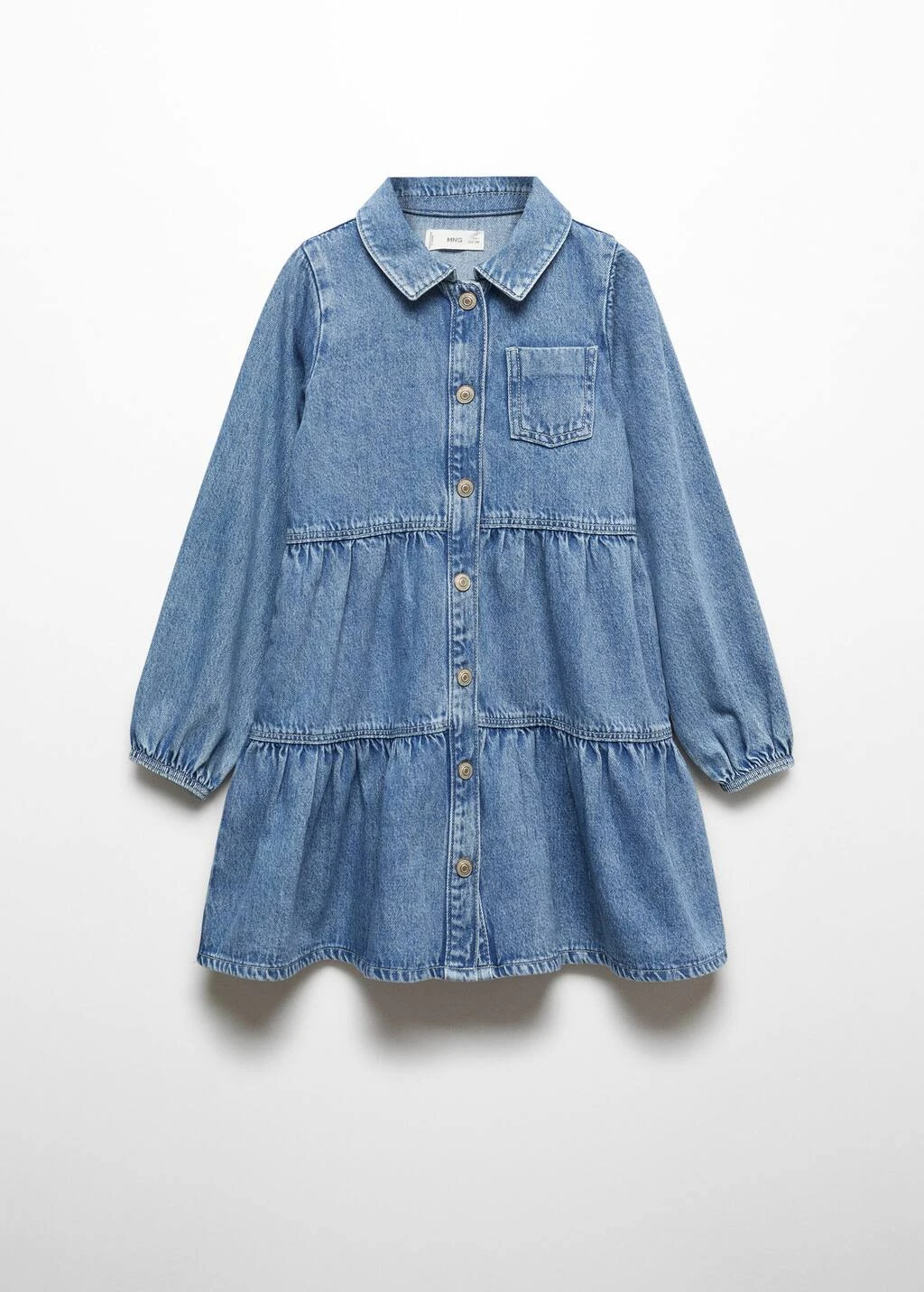 Robe Denim Volantée 2 Robe Denim Volantée – Image 2