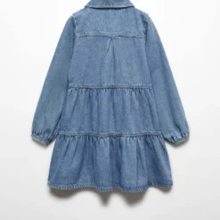 Robe Denim Volantée 7 Robe Denim Volantée -Promos Chaudine Magasin 57005985 TM R