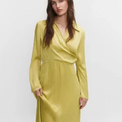 Robe Chemisier Satinée