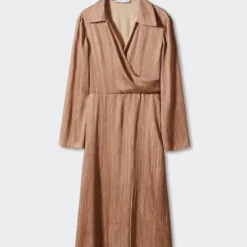 Robe Chemisier Satinée -Promos Chaudine Magasin 57010714 30 B