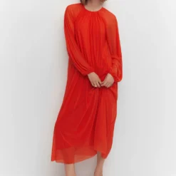 Robe Manches Bouffantes -Promos Chaudine Magasin 57010754 70 D2