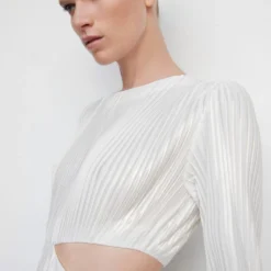 Robe Plissée Ouvertures -Promos Chaudine Magasin 57010898 01 D1