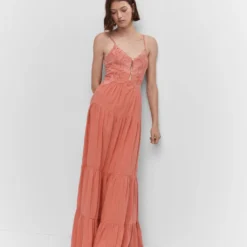 Robe évasée Brodée -Promos Chaudine Magasin 57012003 87 D6