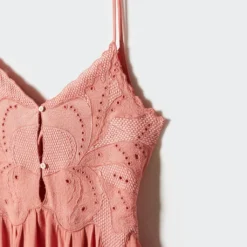 Robe évasée Brodée -Promos Chaudine Magasin 57012003 87 D8