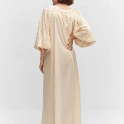 Robe Brodée Manches Bouffantes -Promos Chaudine Magasin 57012005 05 R