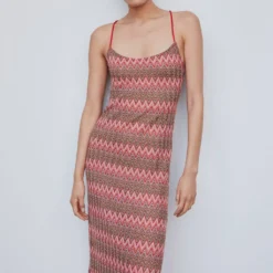 Robe Motif Géométrique 18 Robe Motif Géométrique -Promos Chaudine Magasin 57012888 70