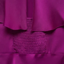 Robe Satinée à Détails Sur Le Dos -Promos Chaudine Magasin 57014436 65 D8