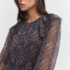 Robe Gaze Imprimée 12 Robe Gaze Imprimée -Promos Chaudine Magasin 57015983 97 D1