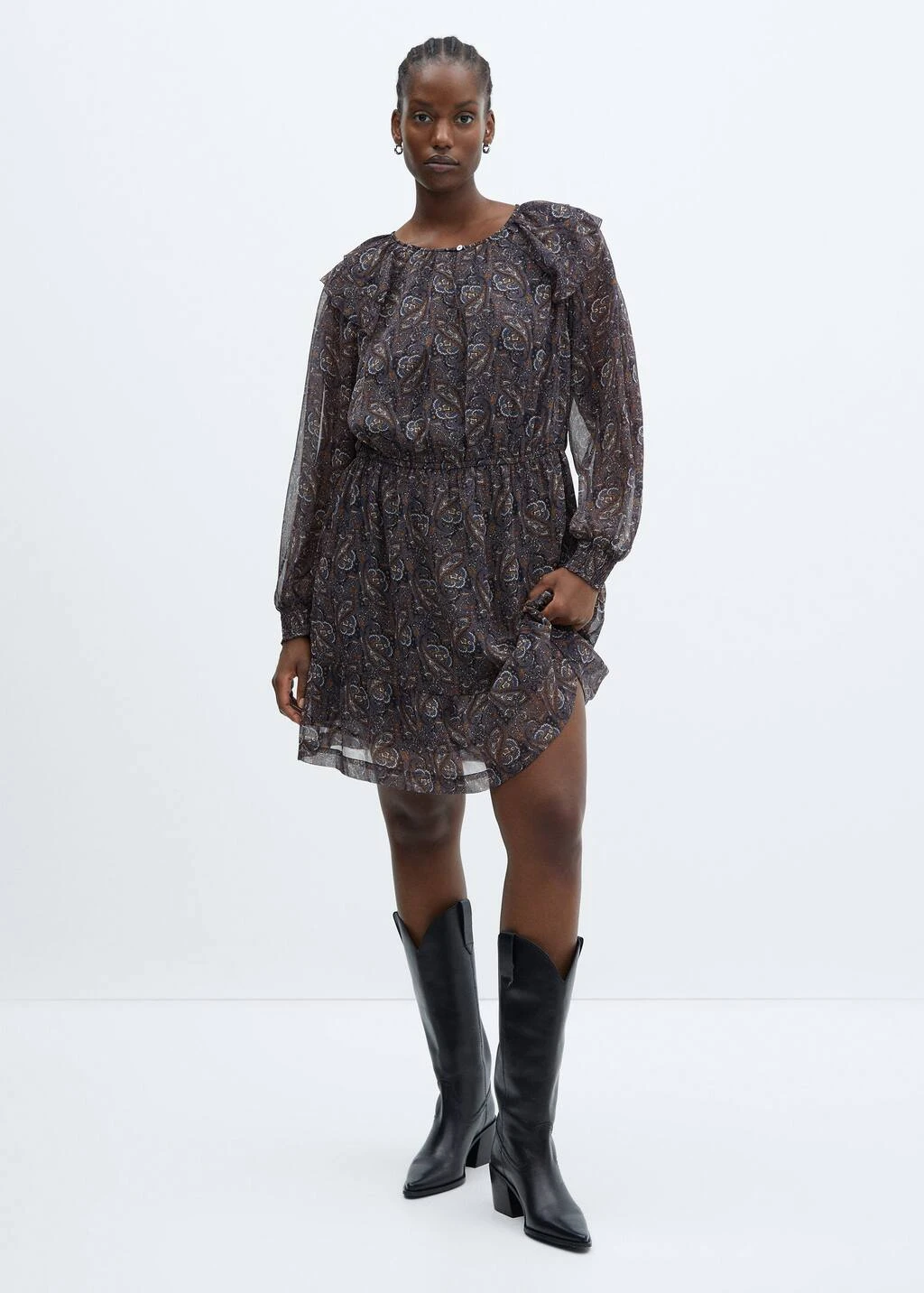 Robe Gaze Imprimée 5 Robe Gaze Imprimée – Image 5