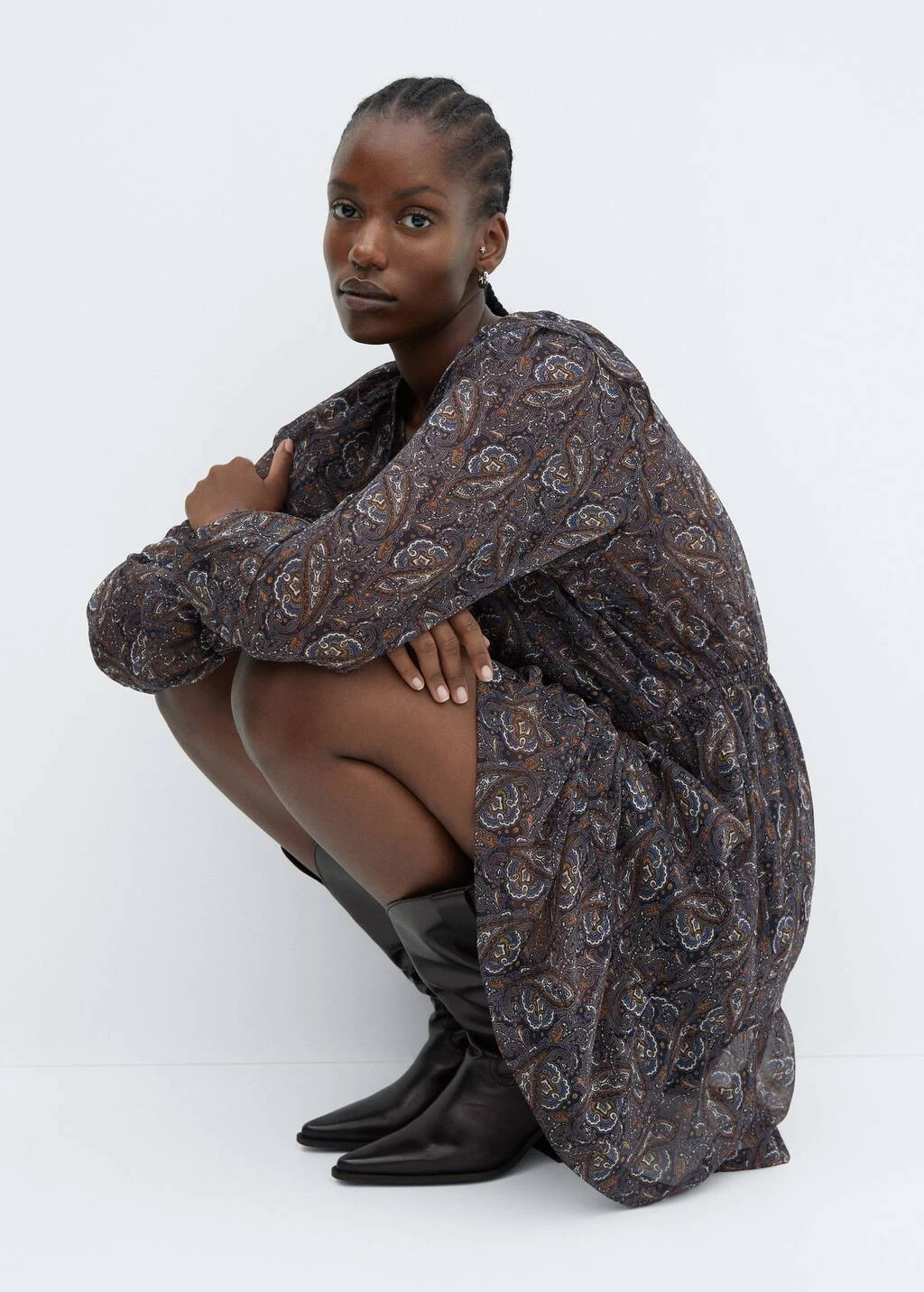 Robe Gaze Imprimée 6 Robe Gaze Imprimée – Image 6