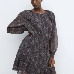 Robe Gaze Imprimée 15 Robe Gaze Imprimée -Promos Chaudine Magasin 57015983 97 D5