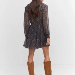 Robe Gaze Imprimée 11 Robe Gaze Imprimée -Promos Chaudine Magasin 57015983 97 R