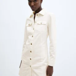 Robe En Jean Boutons