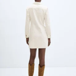 Robe En Jean Boutons -Promos Chaudine Magasin 57017123 02 R