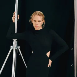 Robe Maille Côtelée Ouvertures -Promos Chaudine Magasin 57017755 99 D7