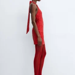 Robe Sequins à Emmanchures Américaines -Promos Chaudine Magasin 57019112 70 D2