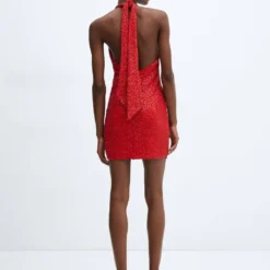 Robe Sequins à Emmanchures Américaines -Promos Chaudine Magasin 57019112 70 R